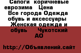 Сапоги ,коричневые еврозима › Цена ­ 1 000 - Все города Одежда, обувь и аксессуары » Женская одежда и обувь   . Чукотский АО